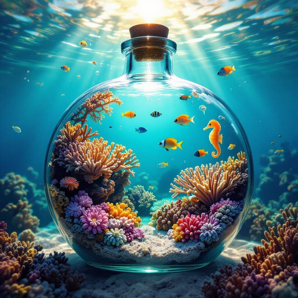 The kingdom of sea creatures captured in one