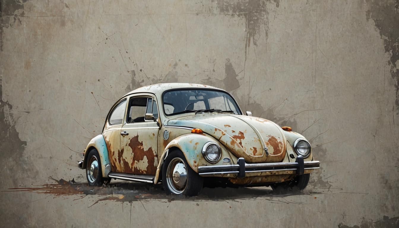 VW beetle IV - AI Generated Artwork - NightCafe Creator