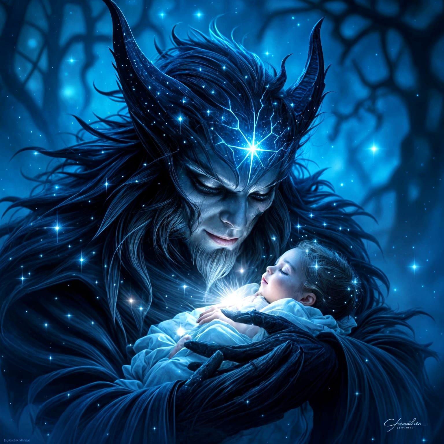 Beast Who Hugs the Star ⭐  by @KLN