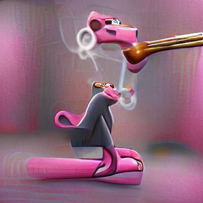Pink Panther Inspired - AI Generated Artwork - NightCafe Creator