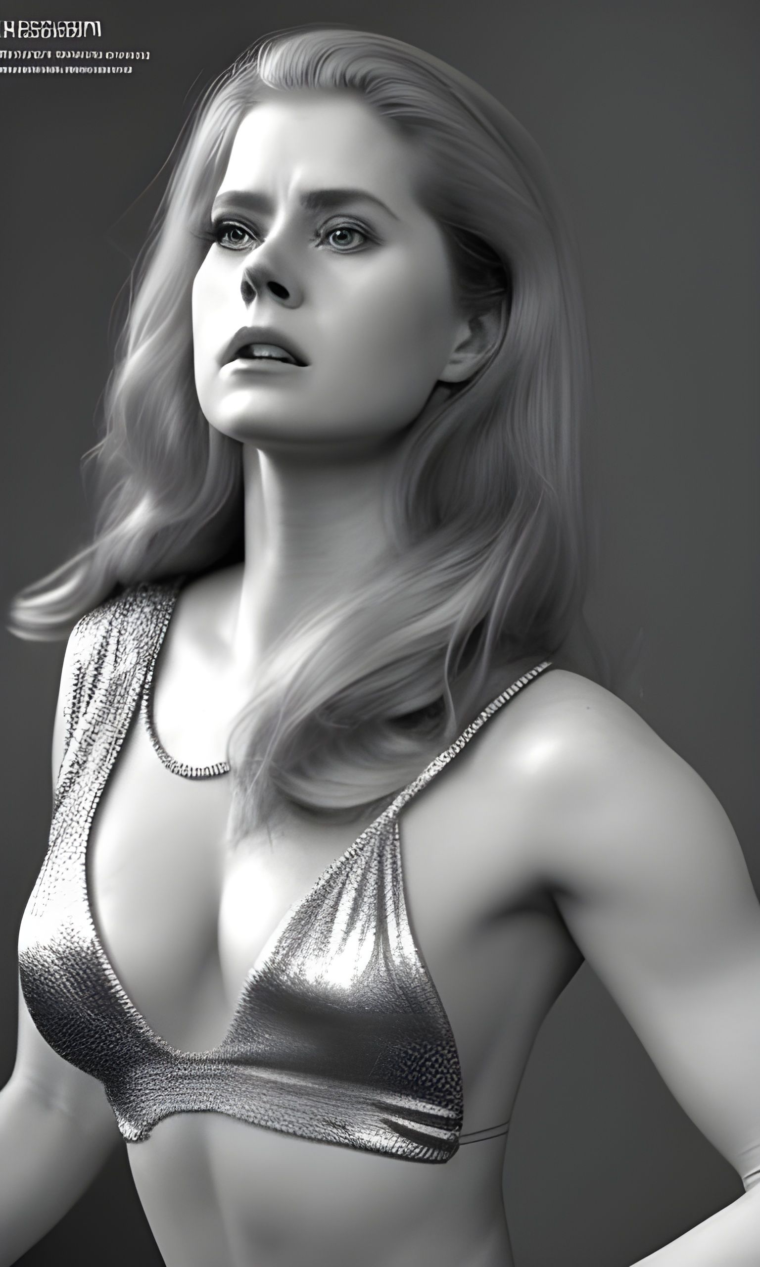 Silver Amy Adams - AI Generated Artwork - NightCafe Creator