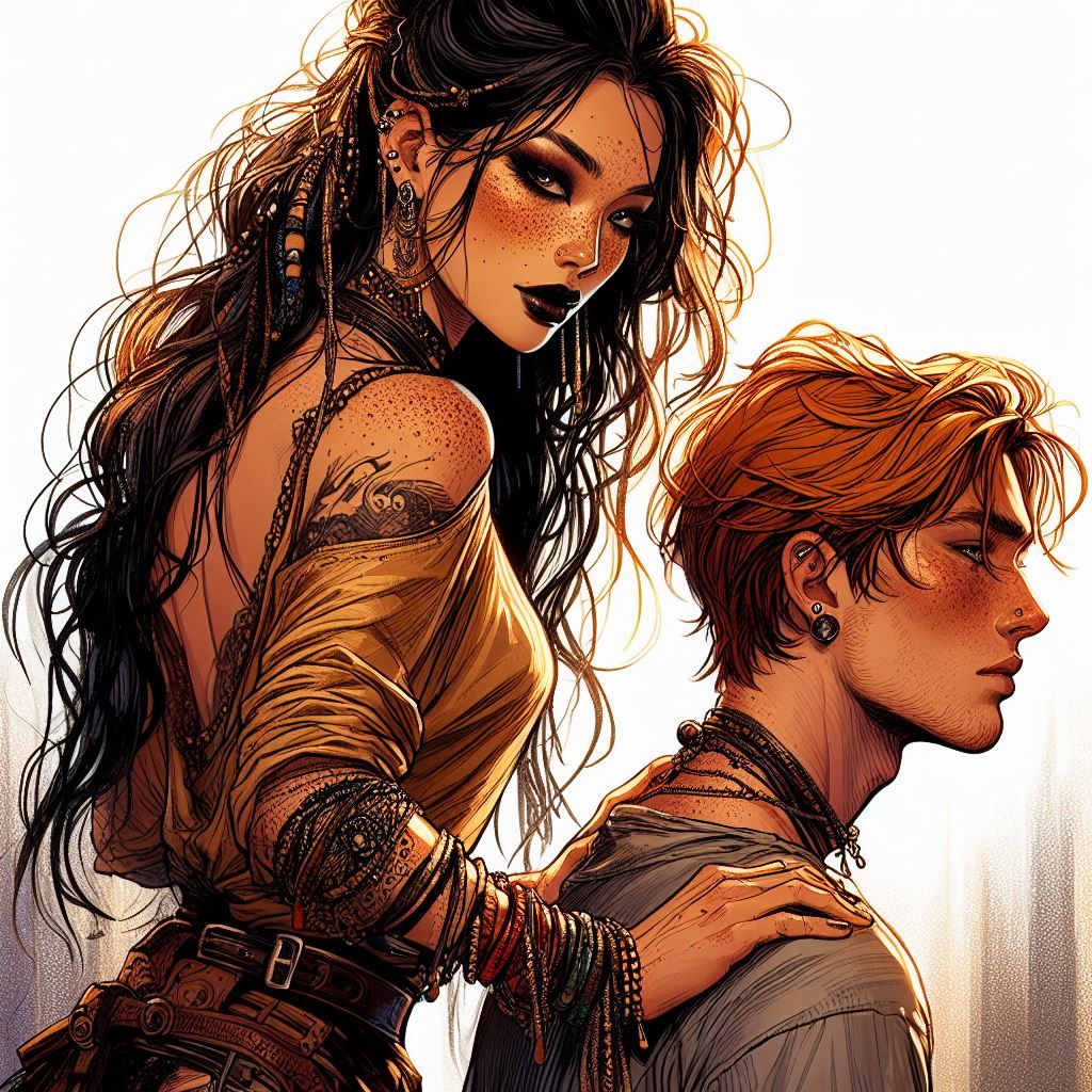 Hands on His Shoulders