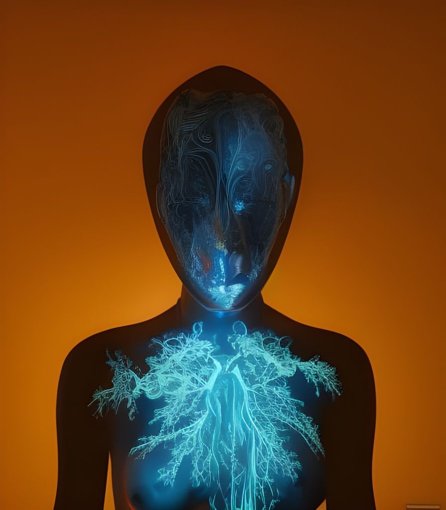 Misanthropy Encased: Hyperrealistic Venetian Glass Photo