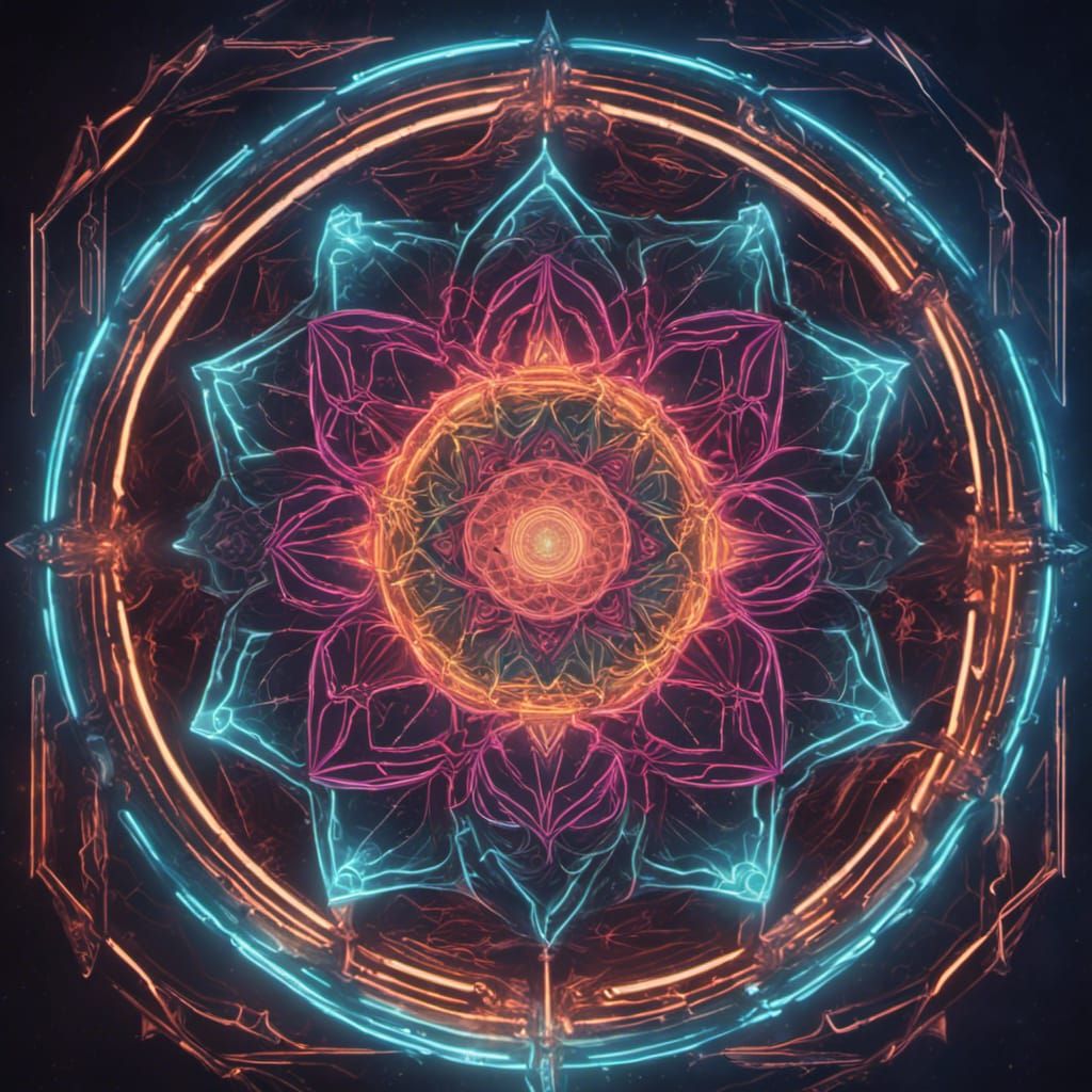 Alien Mandala - AI Generated Artwork - NightCafe Creator