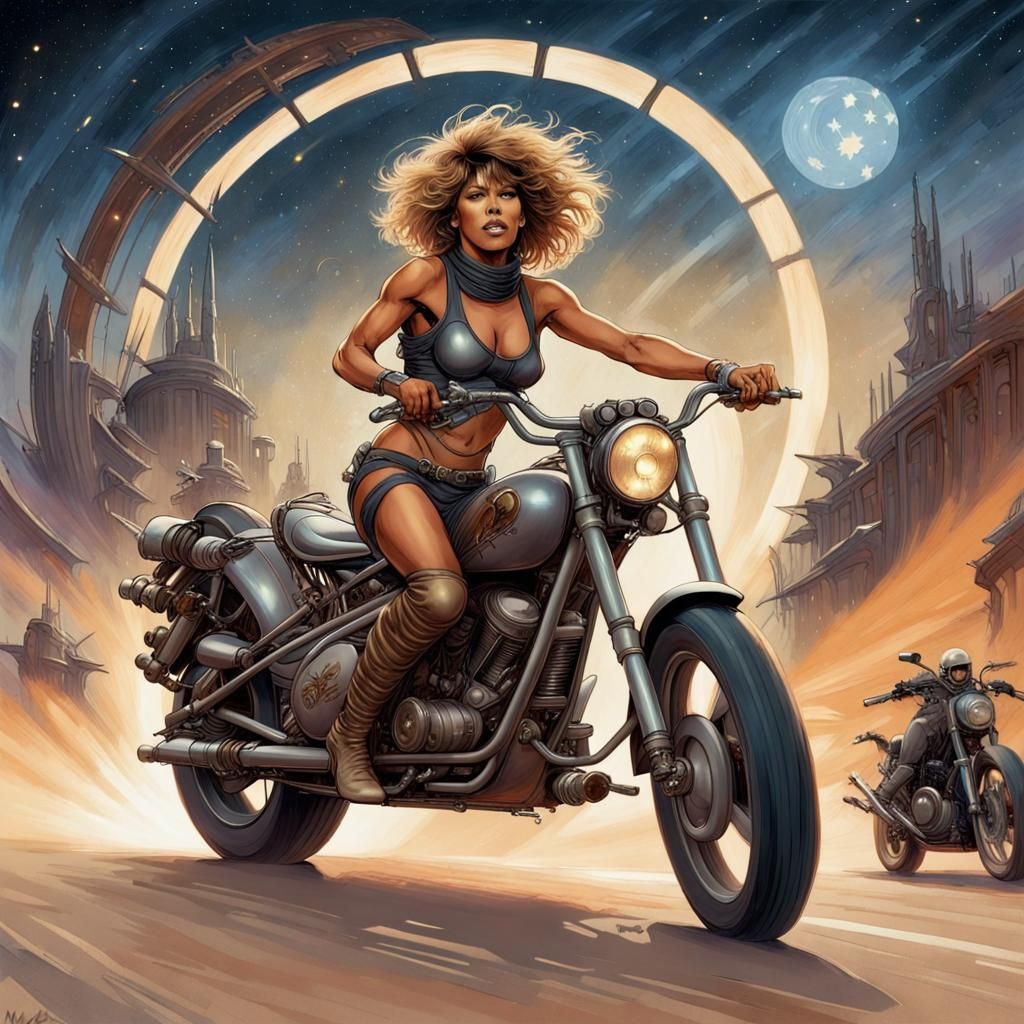 Mad Tina and Keep those wheels Turning  by @Joris