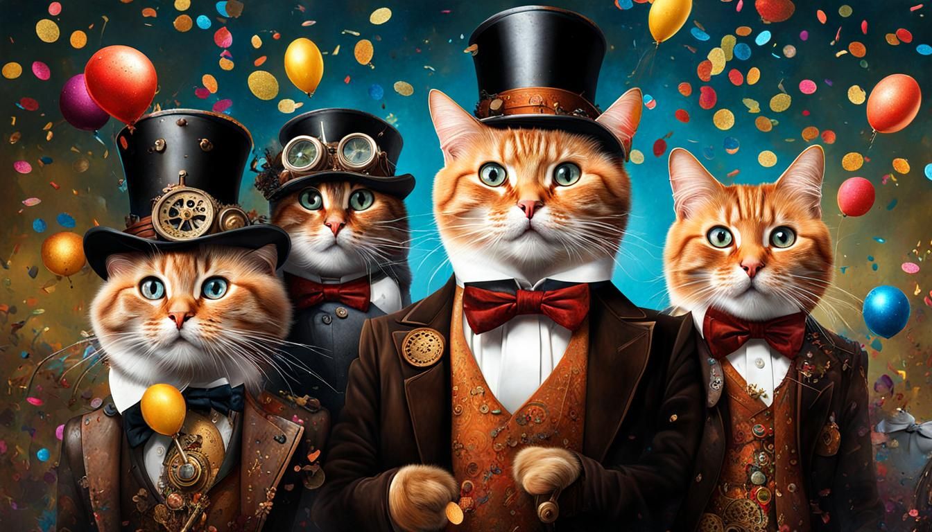 Steampunk Cats
