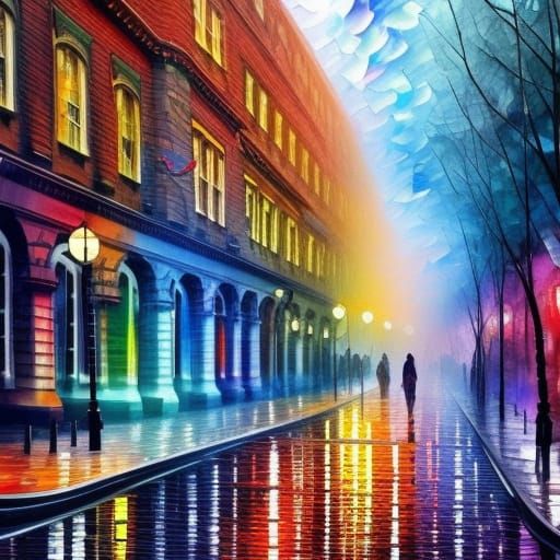 Street of lights  by @Tara