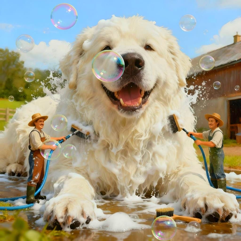 Now that’s a big dog!!  by @Red