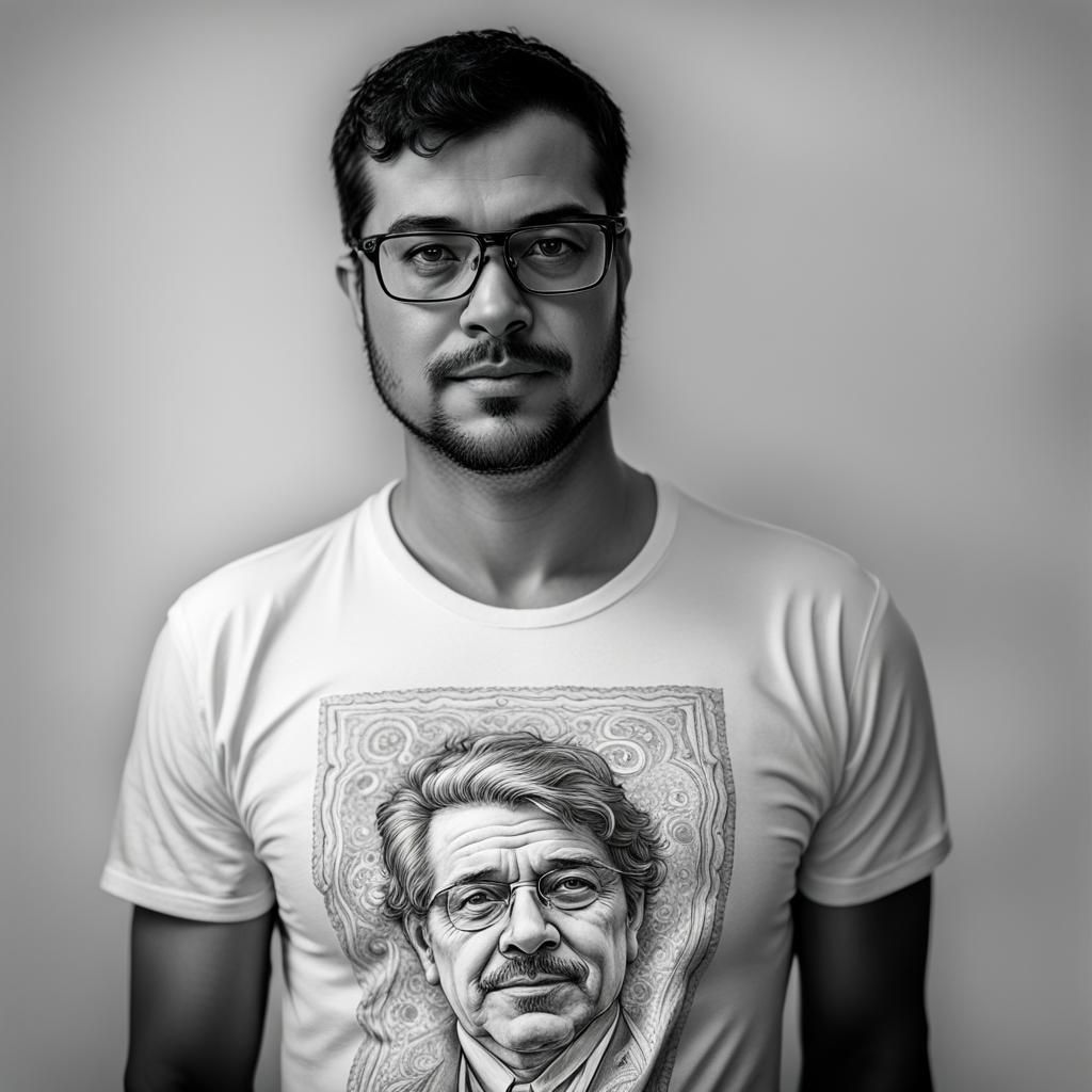 Quero um desenho para estampar uma camiseta para dar de pres...