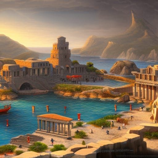 Ancient Greek Castle undefined