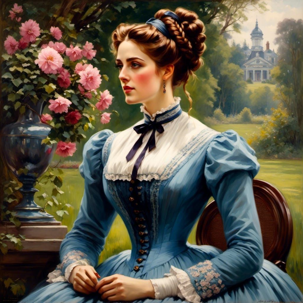 Victorian Lady 🌸🌿