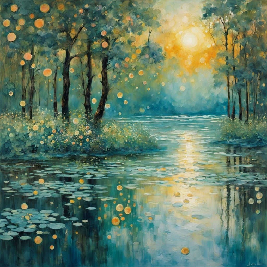 Dreamy watery watercolor  by @Kallistratia