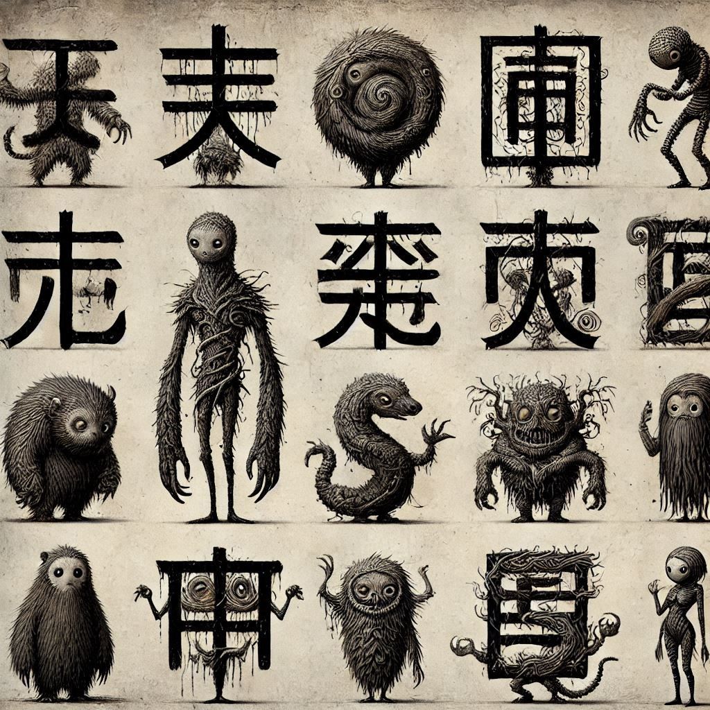 Gorey Chinese Alphabet 3