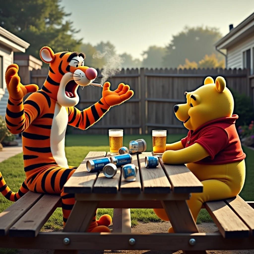 "For CHRISSAKE Pooh!  YES, Kanga is Bouncy-Bouncy, but she's hardly FUN-FUN-FUN-FUN-FUN!"