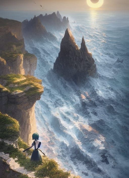 ...Alone above a raging sea...(Just like Heaven)