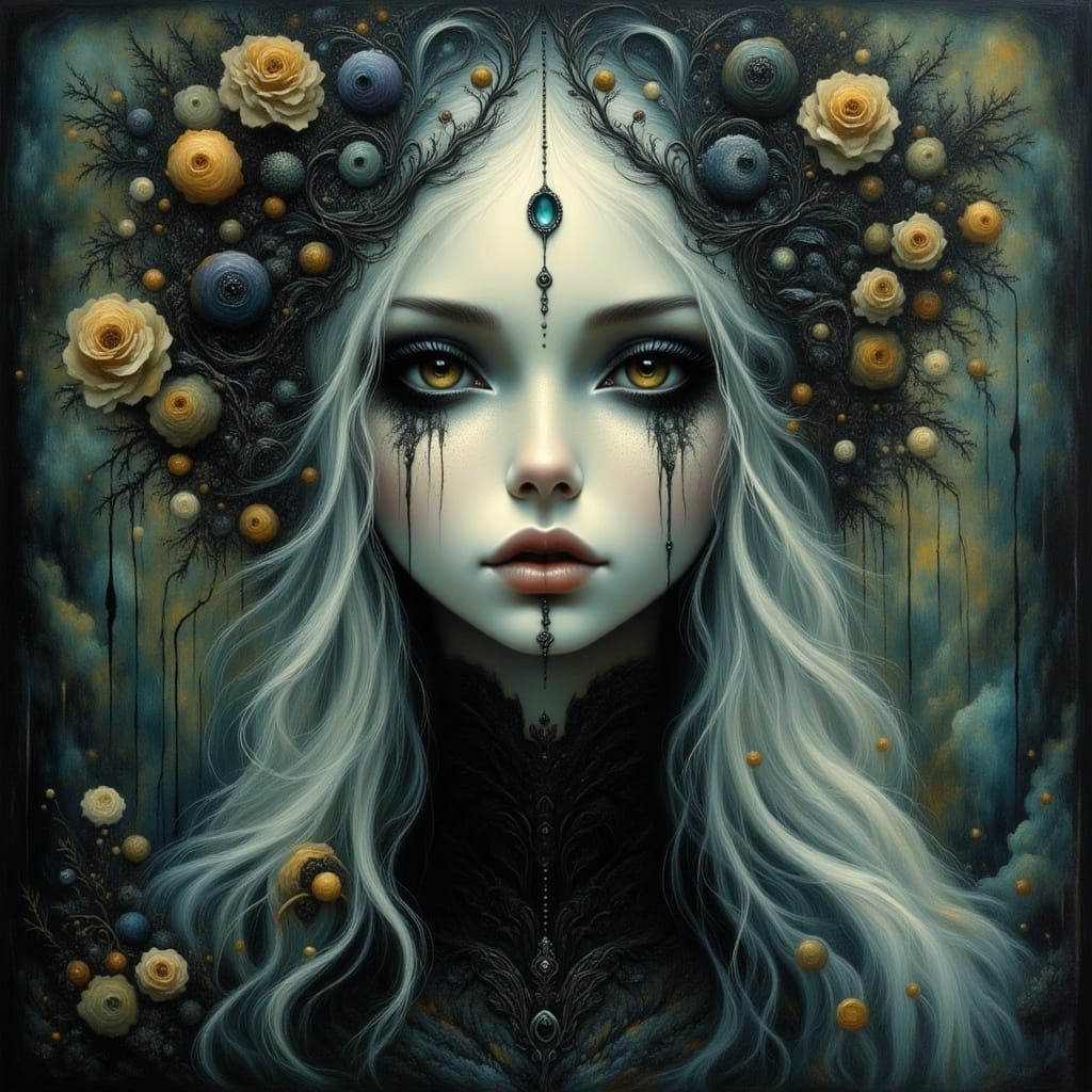 Witchy Woman Dancing in Summer Rain