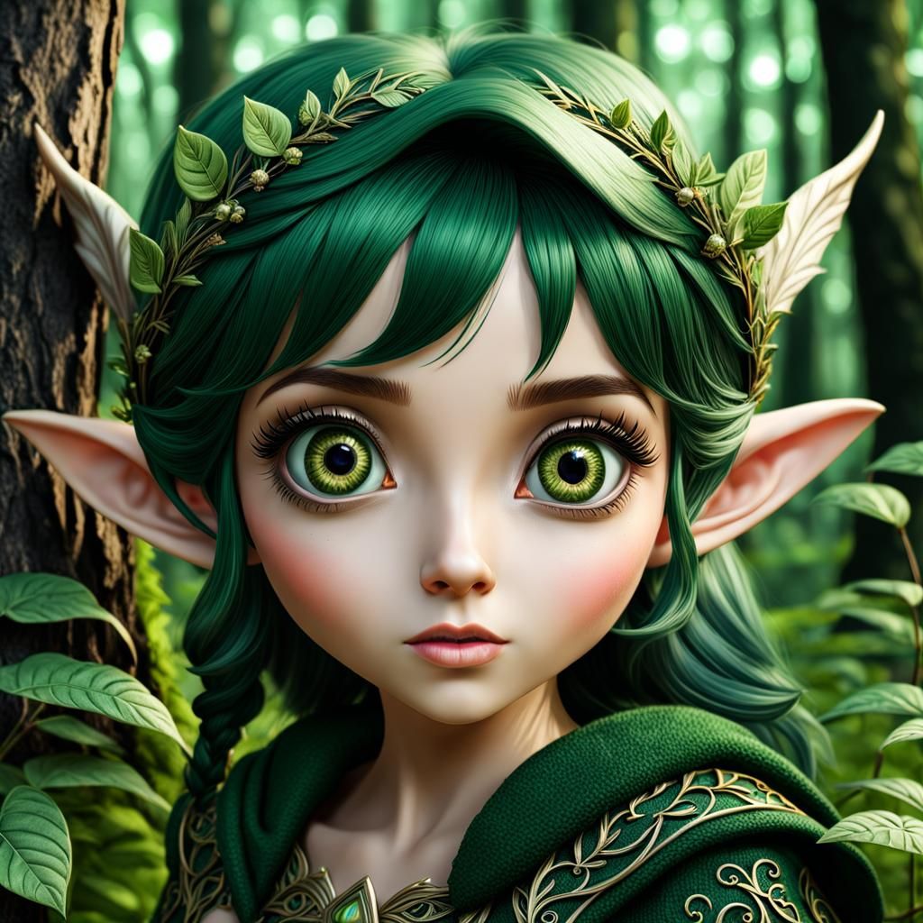 Forest Elf Ai Generated Artwork Nightcafe Creator 2048