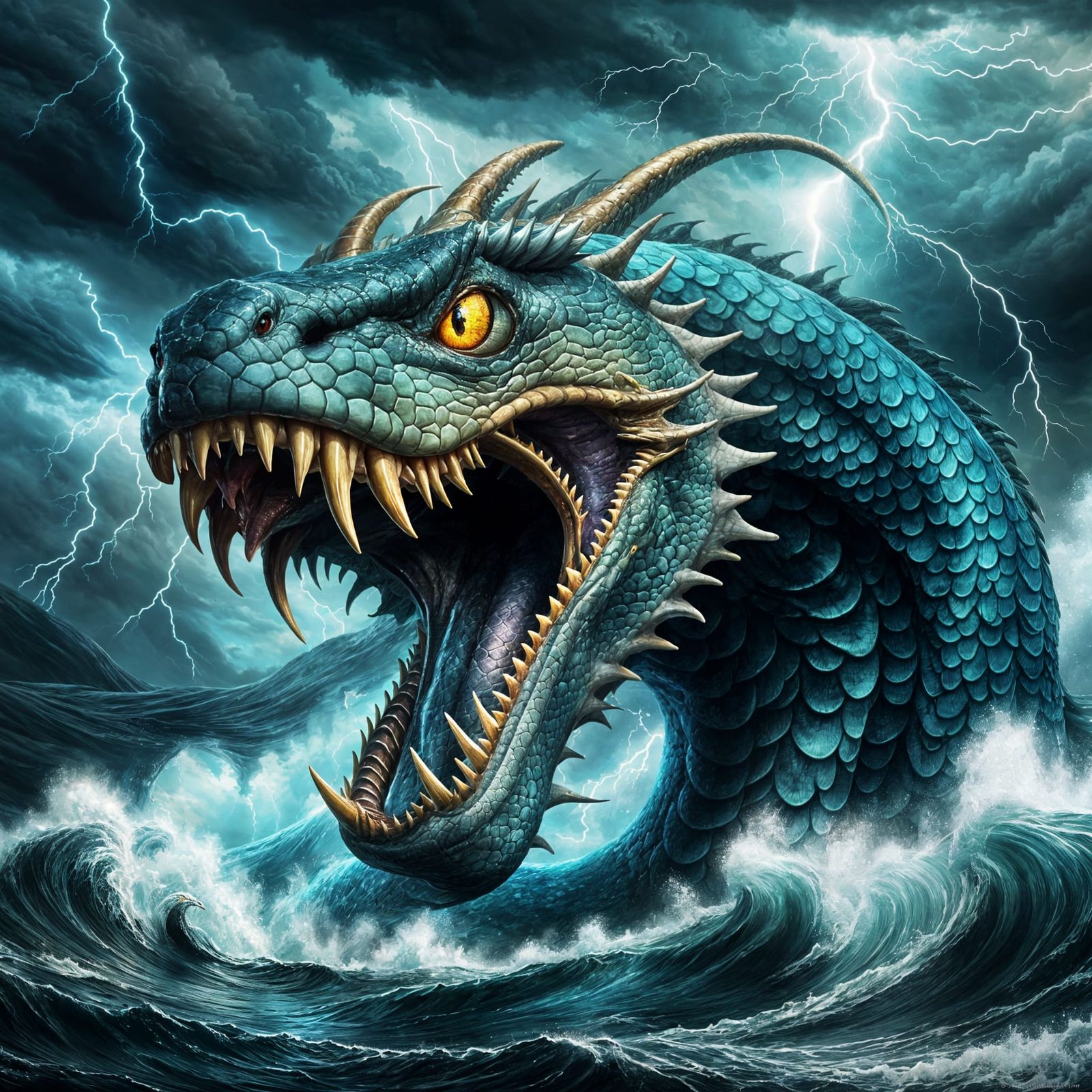 Raging Serpent  by @Soynuts