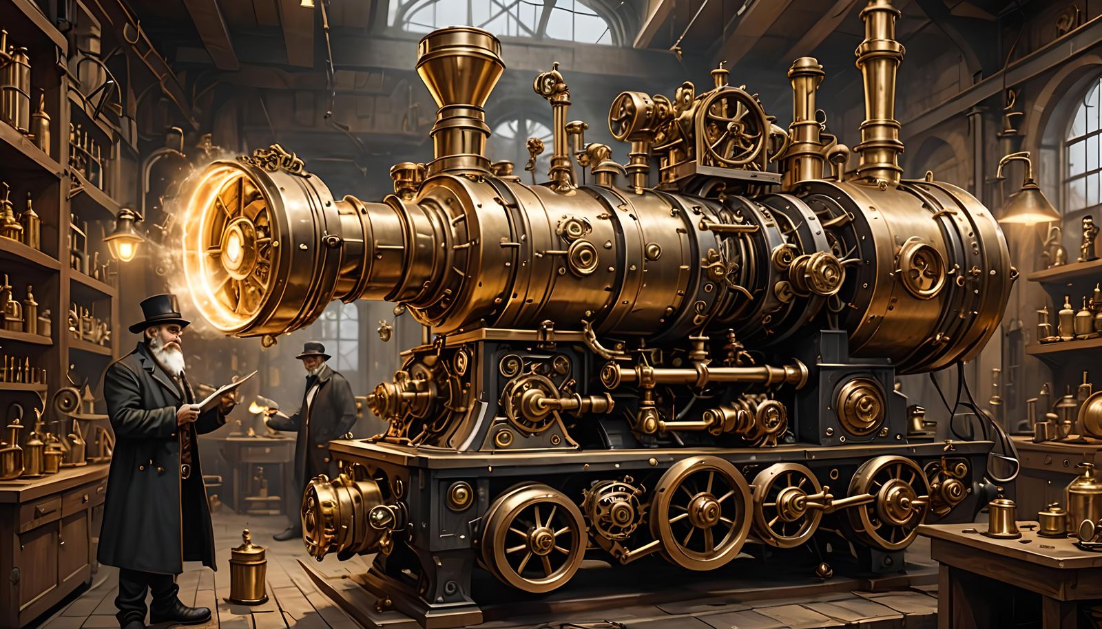 Alchemist Turning Lead into Gold AI Generated Artwork NightCafe Creator