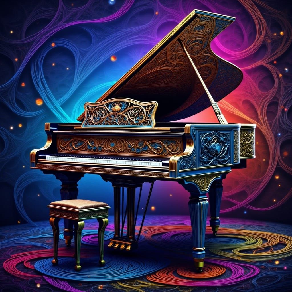 A grand piano <lora:String Theory 2:1.0> 