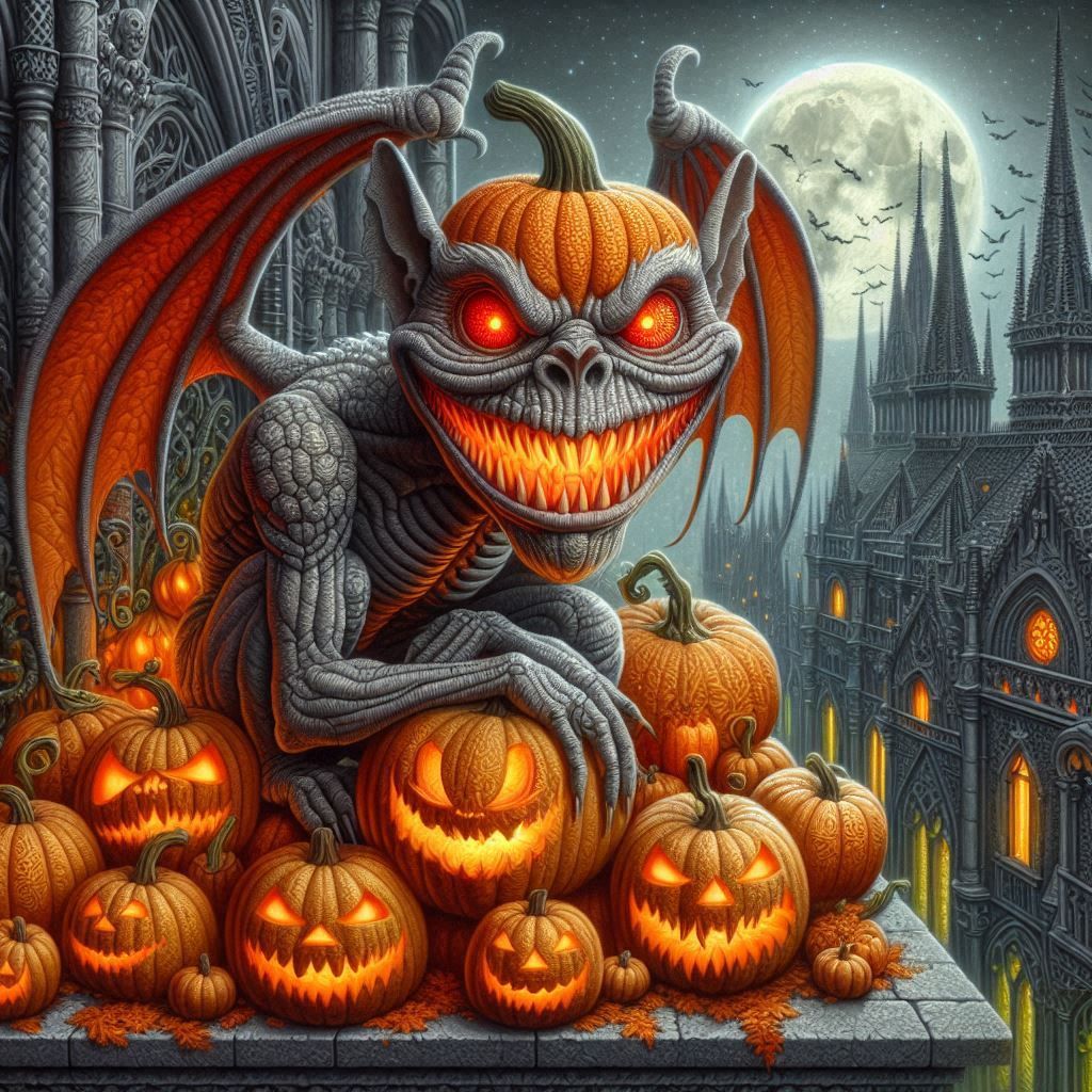 Pumpkin Gargoyle (9)