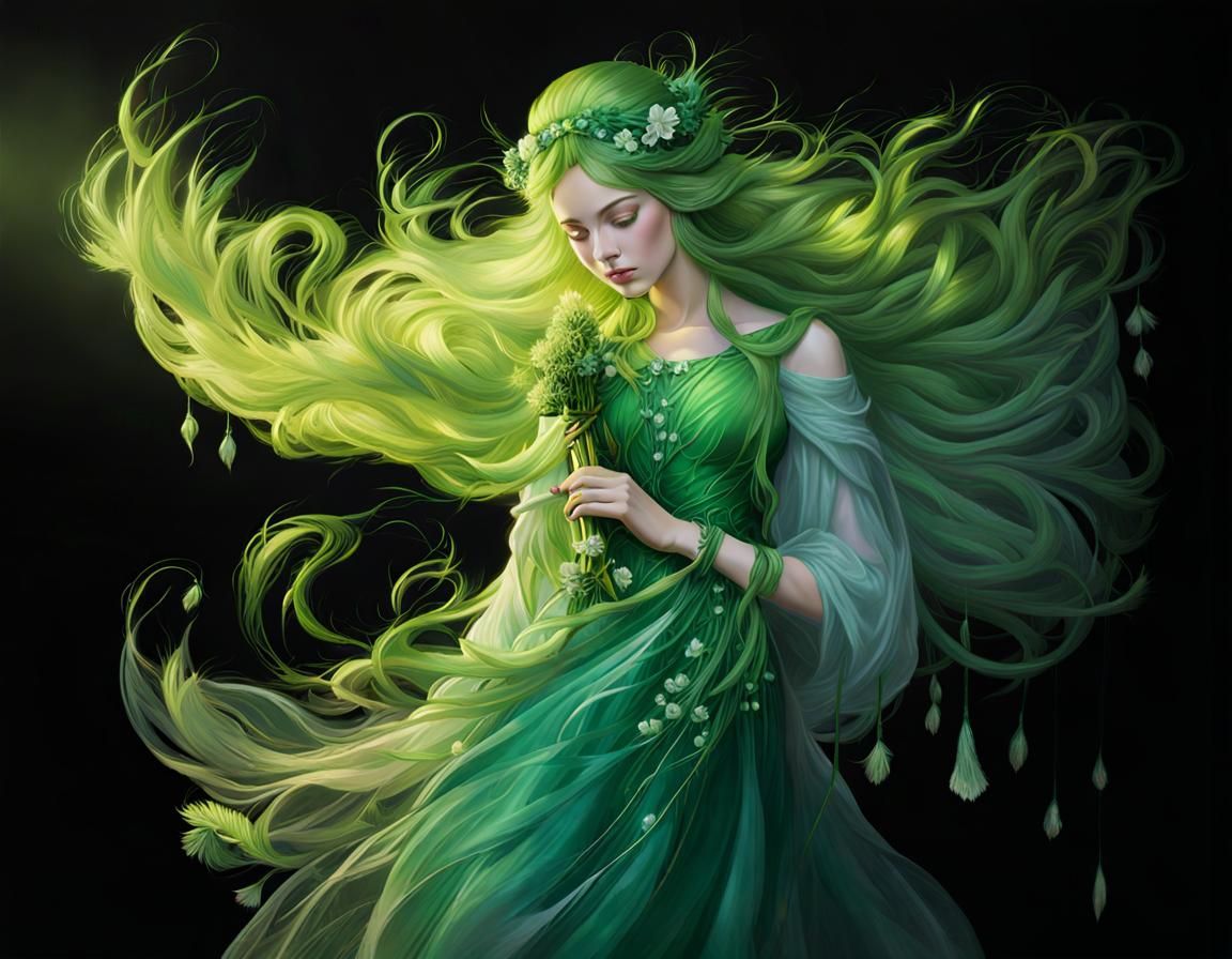 sad eyed lady of the greenlands  by @grafister