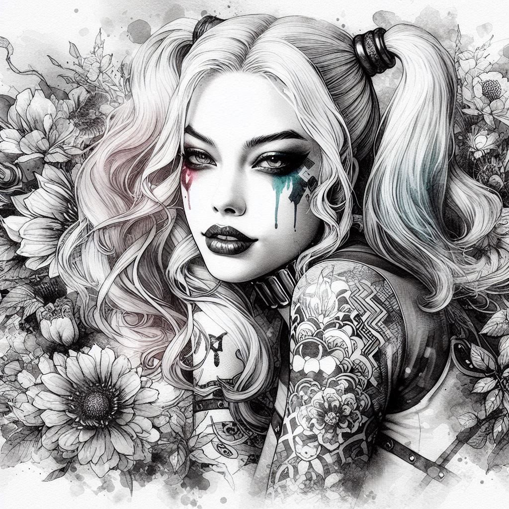 Portrait of Harley Quinn