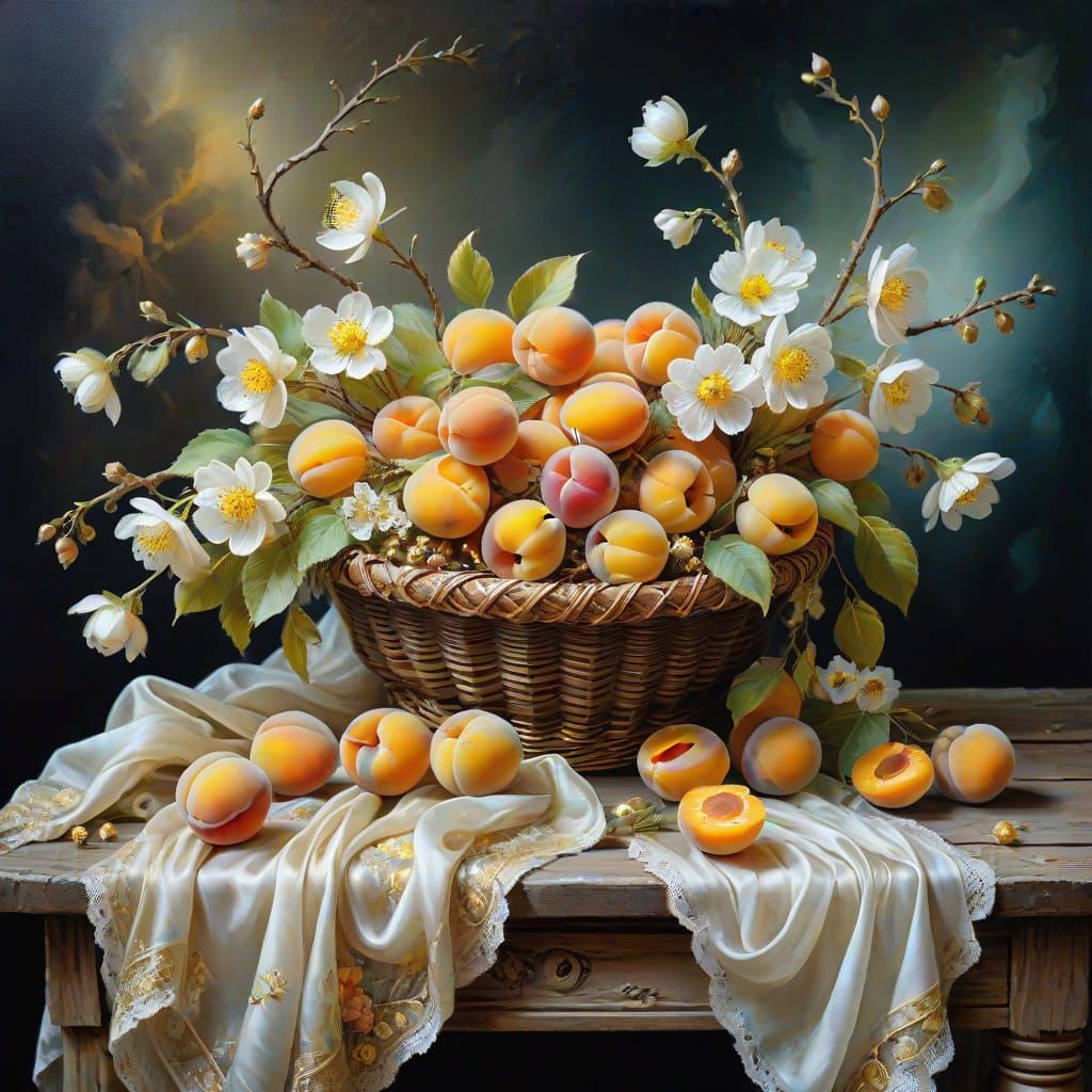 Still life fruit basket  by @Himoai