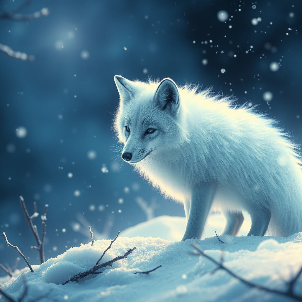 Winter fox