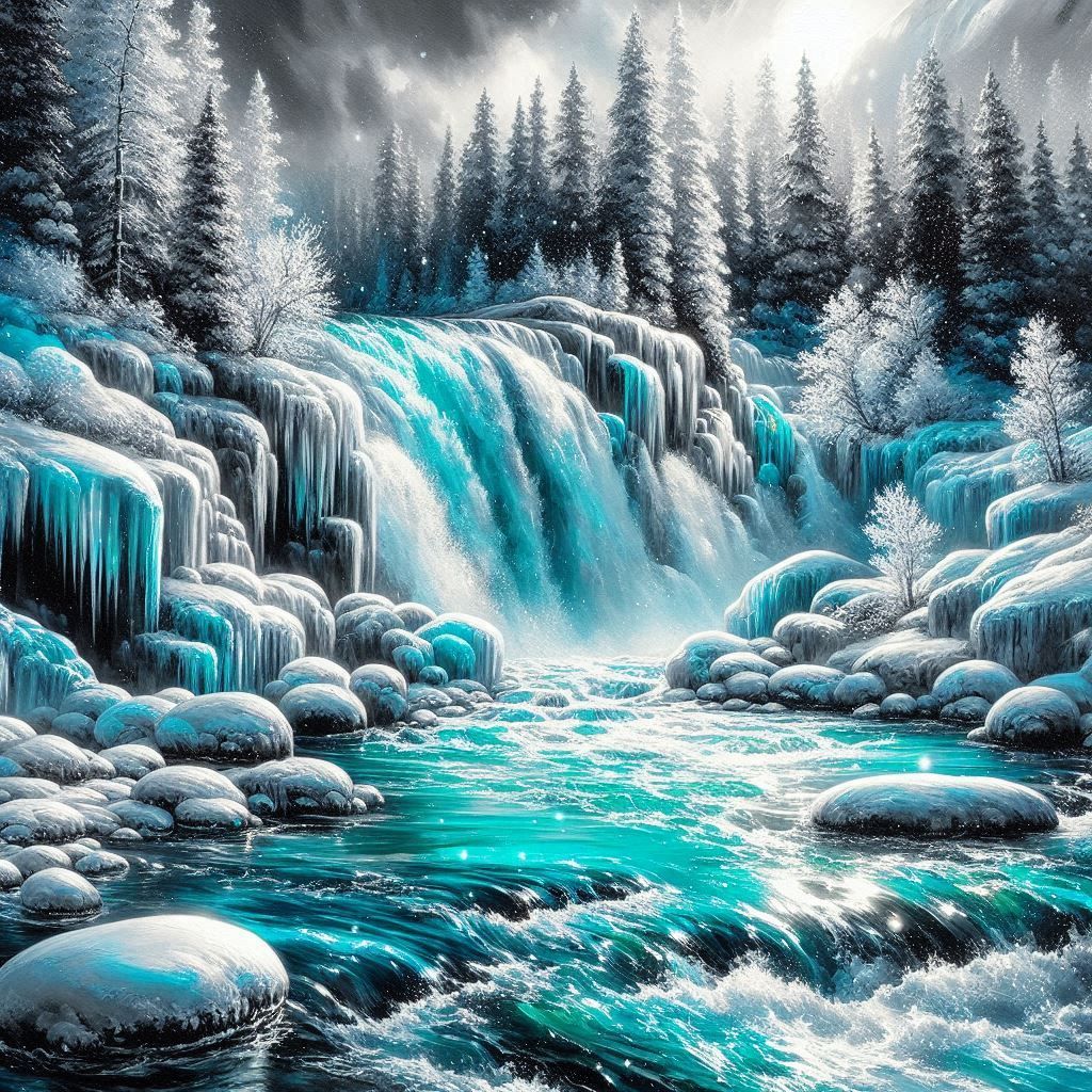 Winter Waterfall