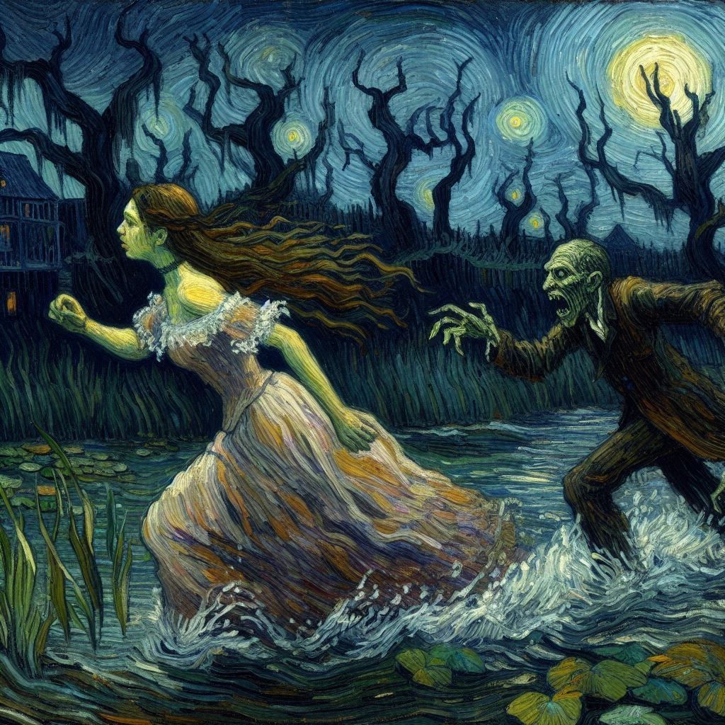 Her hair was her glory and her doom.