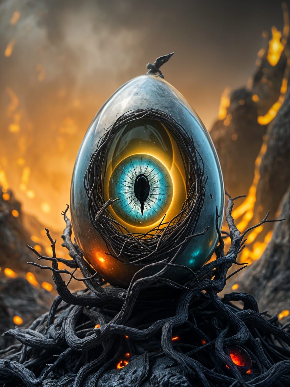 eye egg  by @Roswarcus