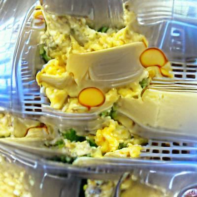 Cheese maniac Friday egg salad