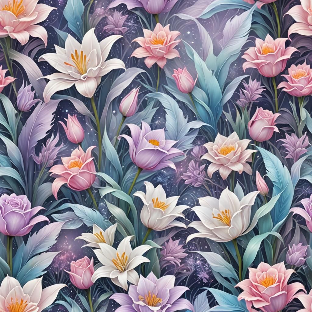 Pastel Flowers 9