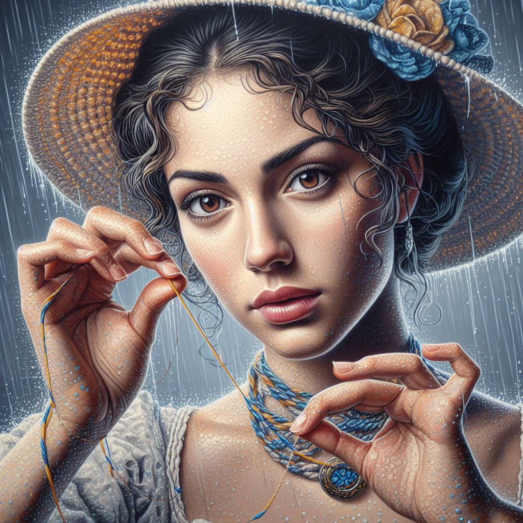 Une jolie femme au chapeau !!! ....