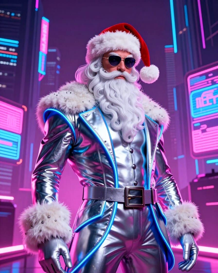 Y2K Santa  by @Hallkatla