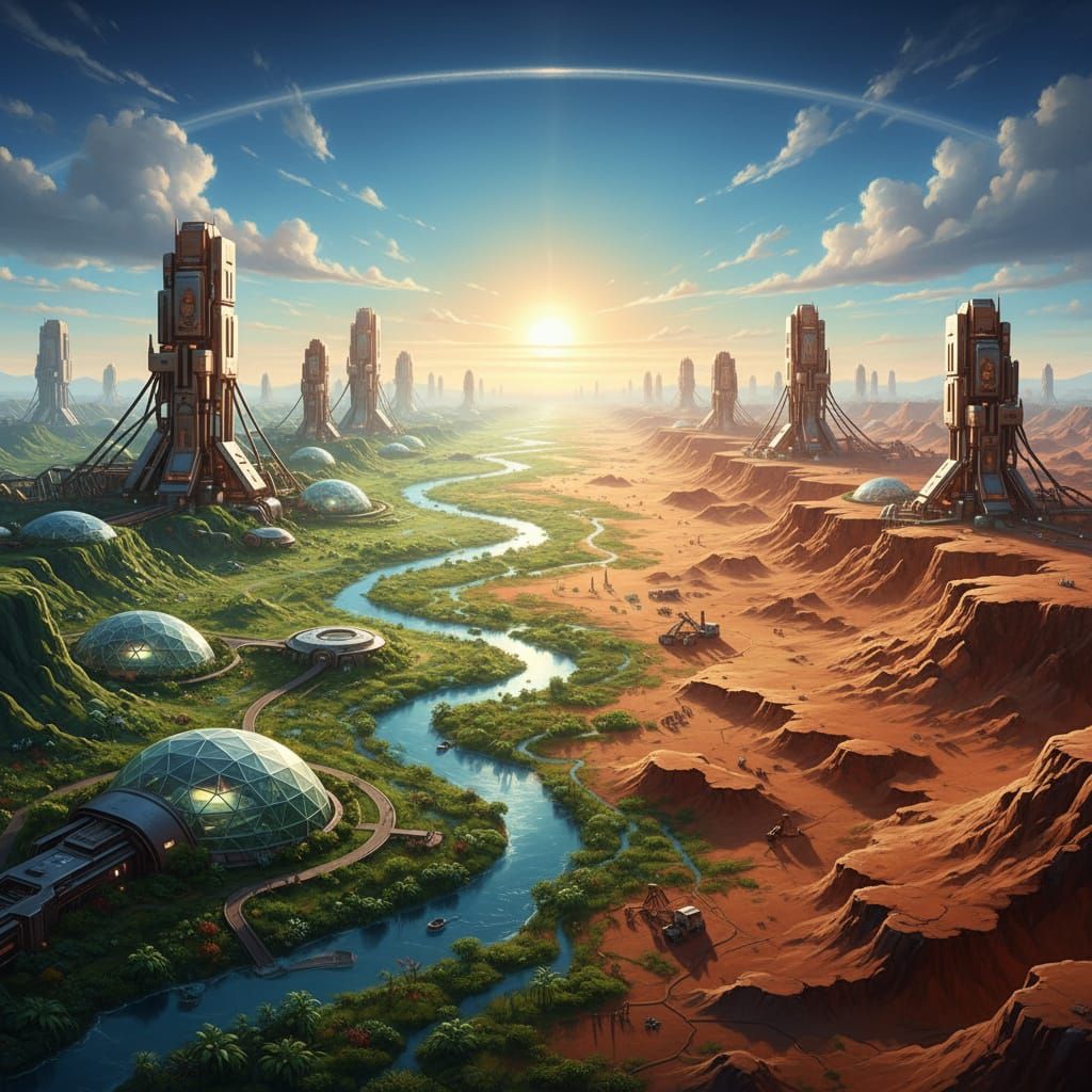 Terraforming Mars  by @Andrachiel