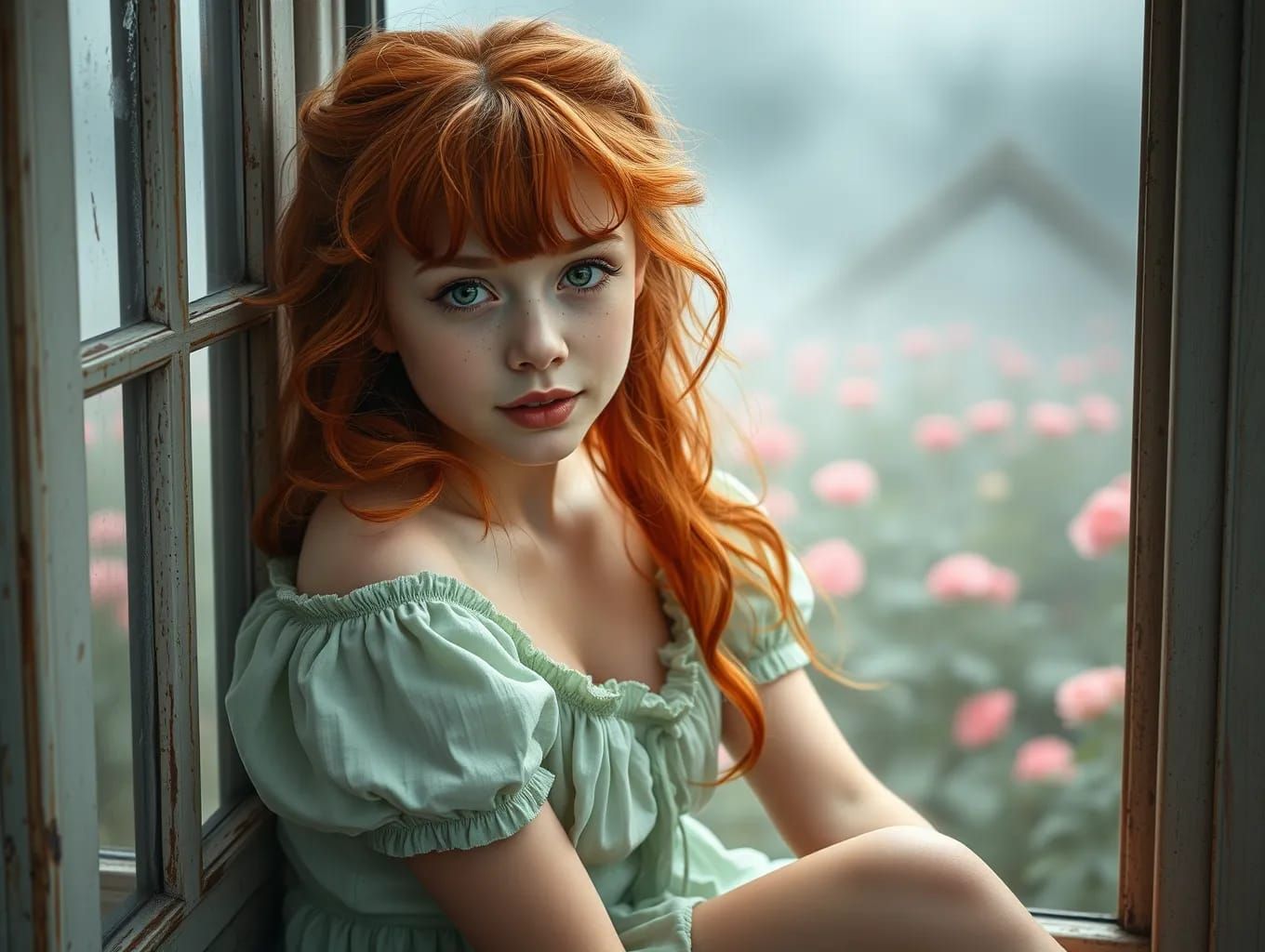 Redhead Woman Portrait #02