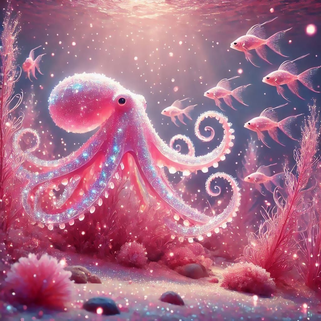 Pink Octopus