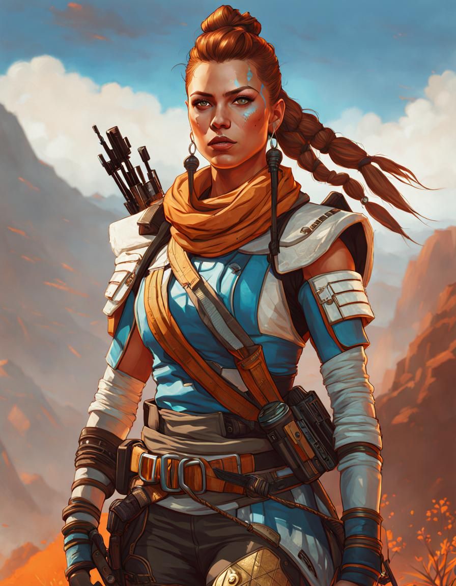 Aloy from Horizon Forbidden West As An Apex Legends Character! - AI  Generated Artwork - NightCafe Creator