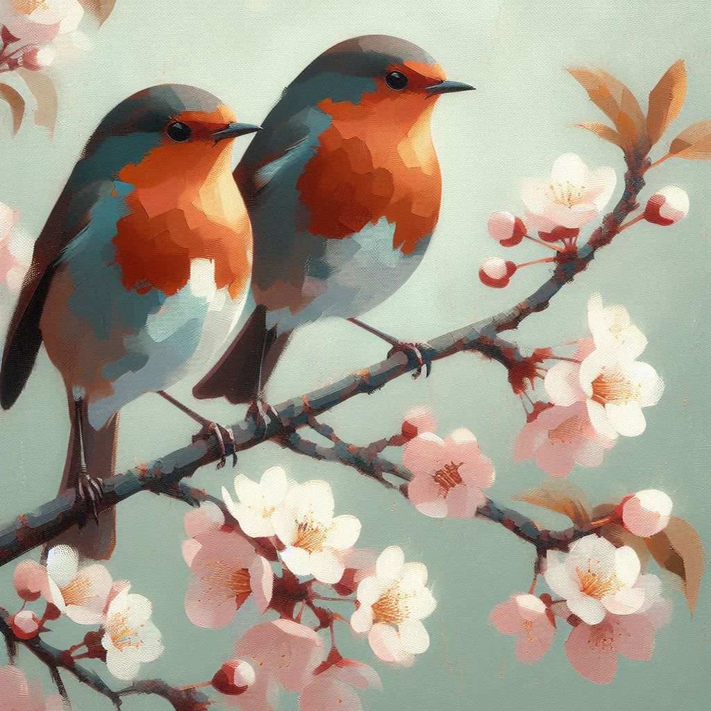 Spring robins