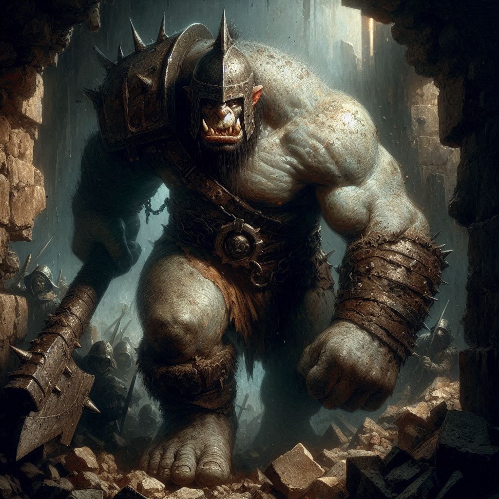 Gruk smash!  by @Bad Hobbit
