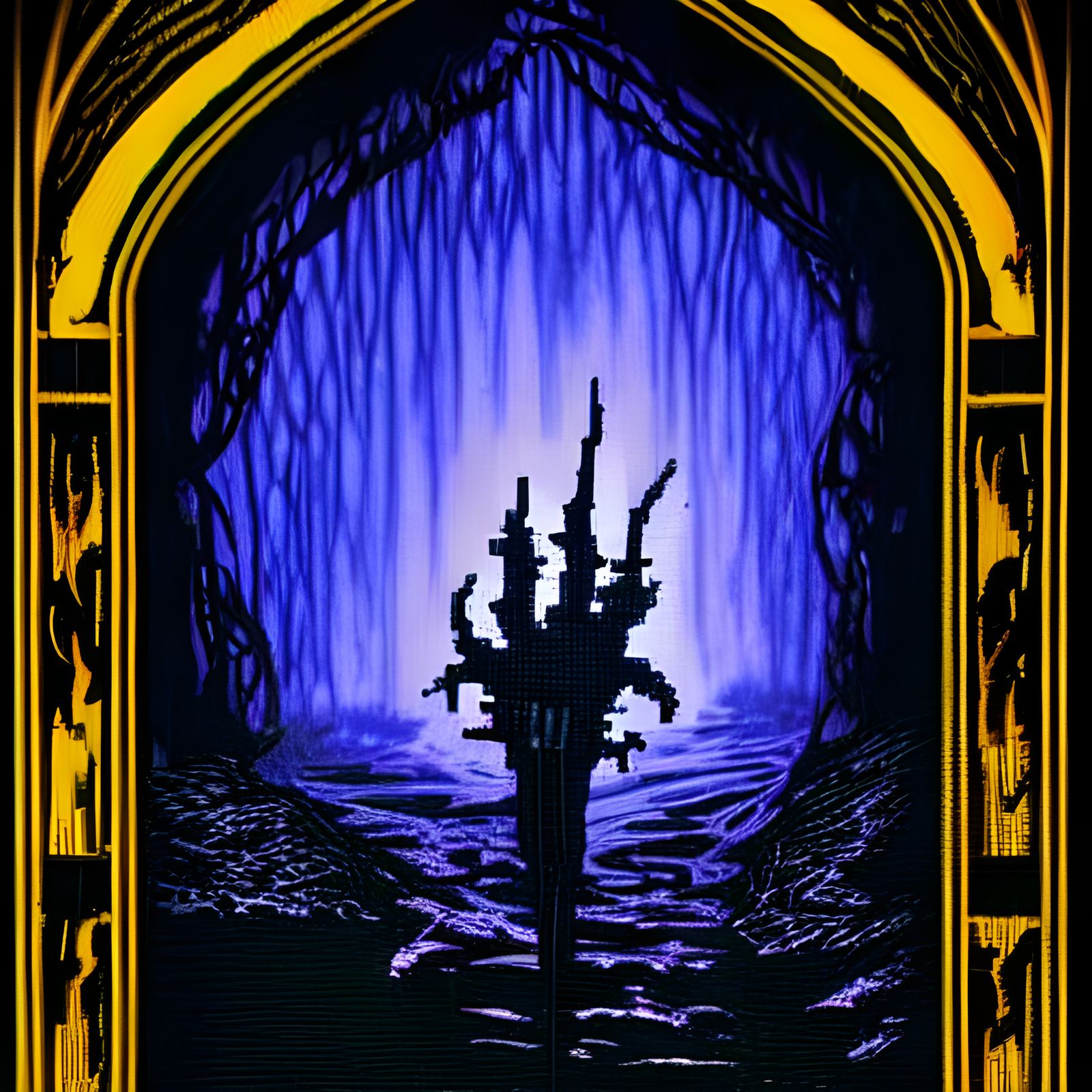 The Prince of Darkness and the entrance to Hell