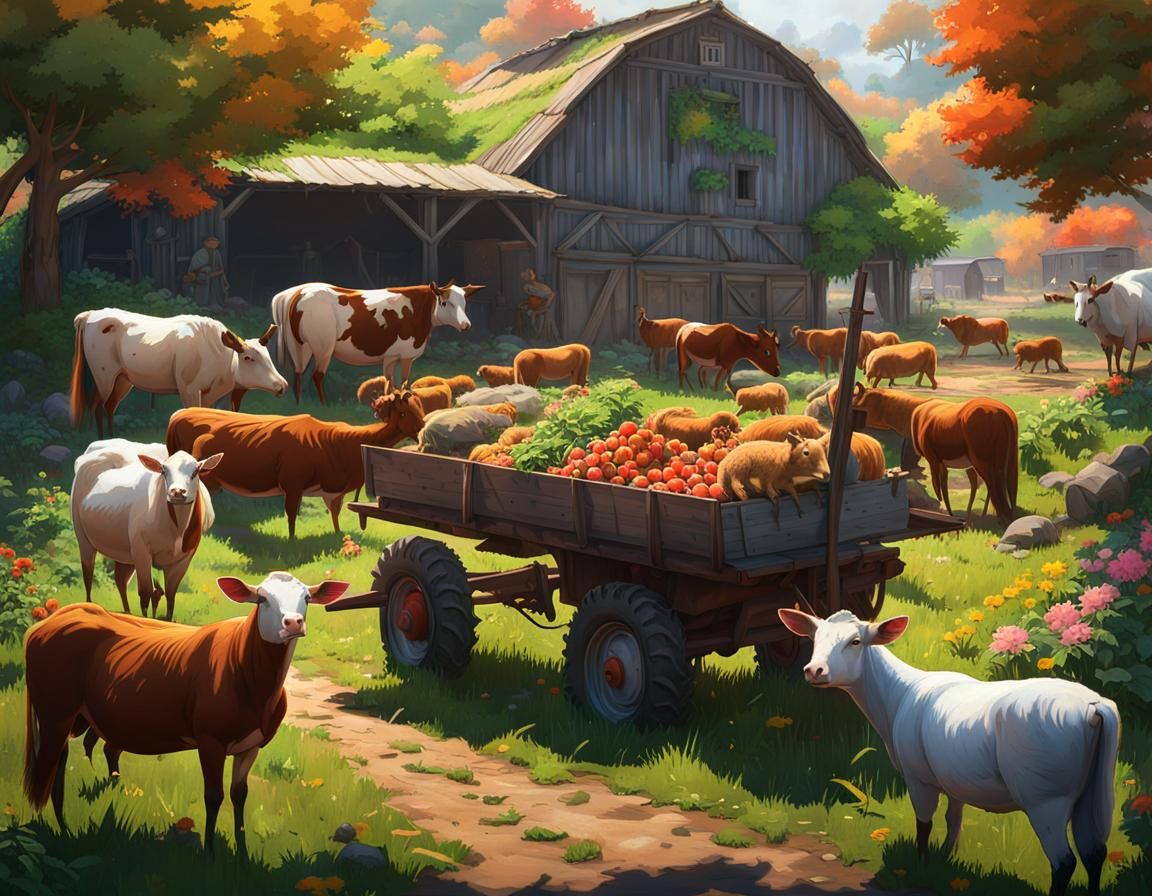 Farm Life  by @Piktor