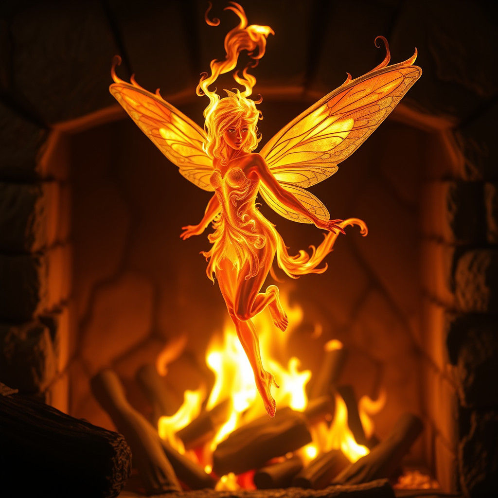 Fire Pixie  by @JMO