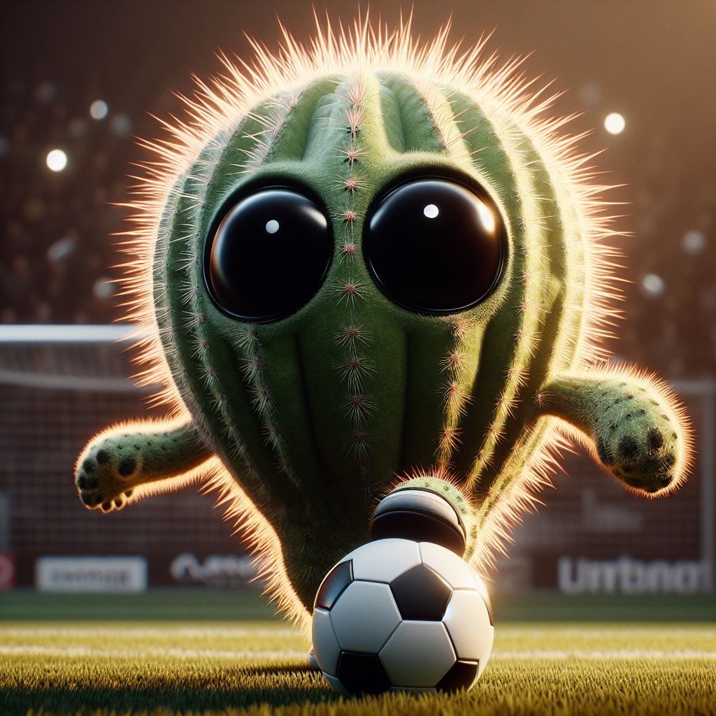 cactus play football