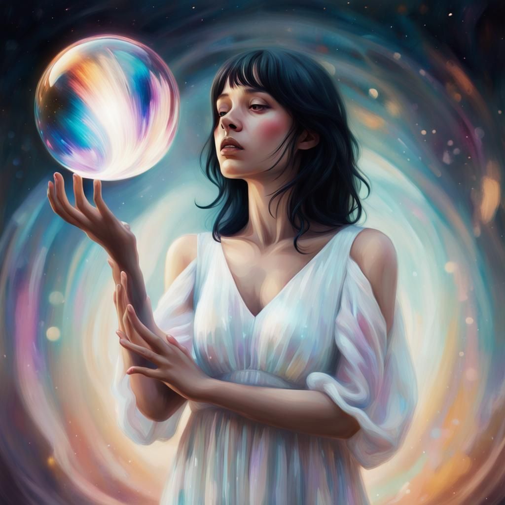 smiling witch, stuning action scene of vengeance, eledrae by taijen 3, in the style of Alberto Vargas, polished metamorphosis, trompe l'œil...