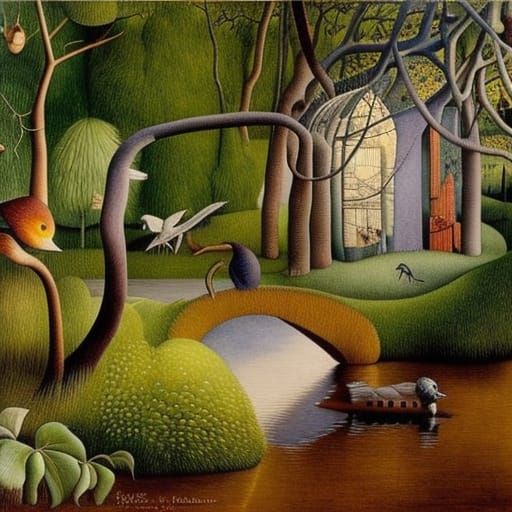 Miroir ouvert sur ces oiseaux uniques Qui tremblent d'aise à...