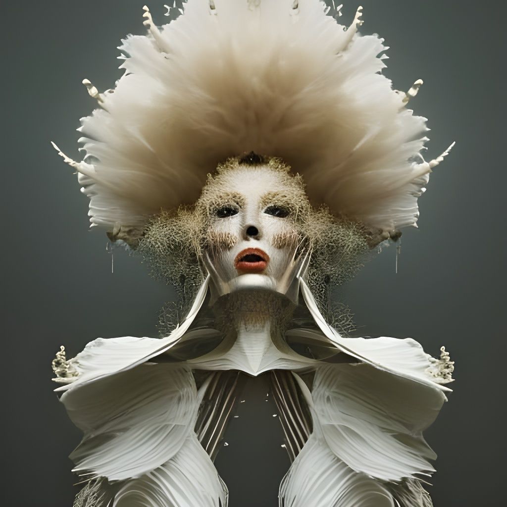 paper bust AI Generated Artwork NightCafe Creator