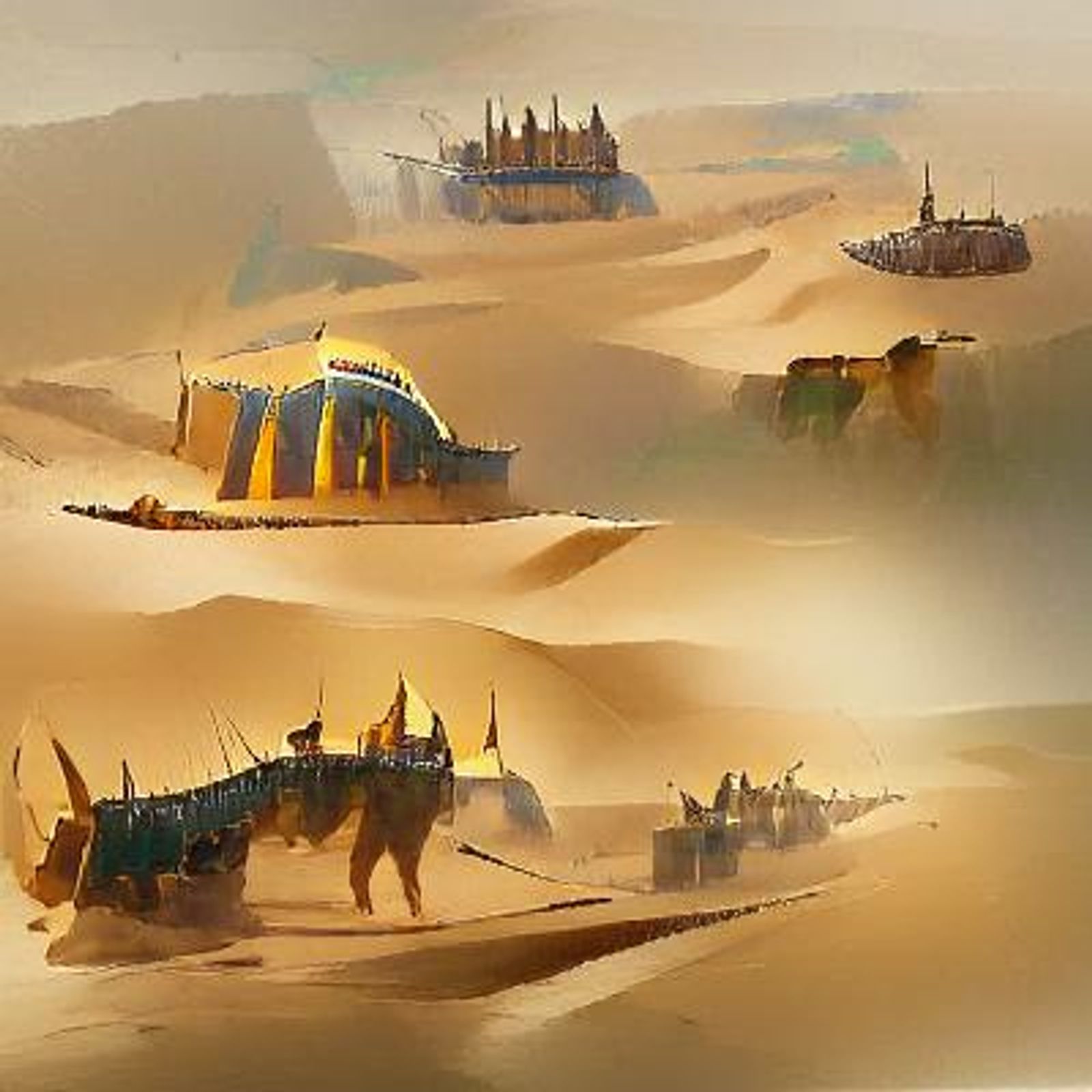 Ancient Arabia concept art - AI Generated Artwork - NightCafe Creator